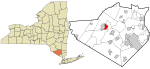 Orange County New York incorporated and unincorporated areas Mechanicstown highlighted